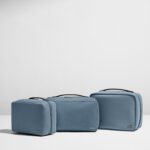 The Large Toiletry Bag in Navy Blue